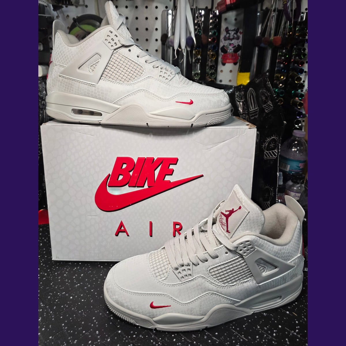 Jordan 4 “Gray Mamba.” Fantasy Collab — Nigel Sylvester  display picture 3