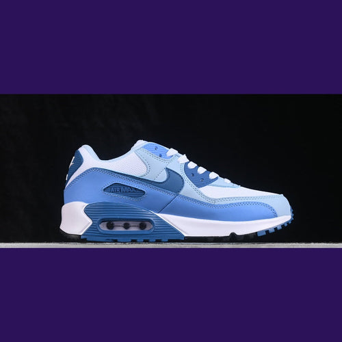Air Max 90 Design-Inspired - "University Blue" "Blue/White" Custom Tribute - AM90-UNCBLU-010 - Sole Revival and Redemption LLC