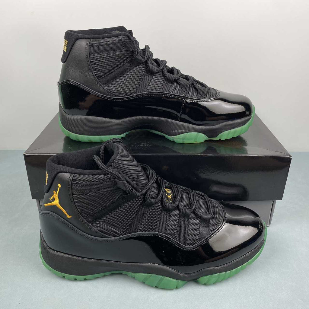 Jordan 11 – Design-Inspired "Jammin Jamaicas" Custom Fantasy Build AJ11‑JAMMN‑1126