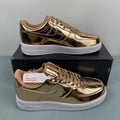 Air Force 1 – Design-Inspired "24 Karats" Metallic Gold Custom Tribute Build AF1-025