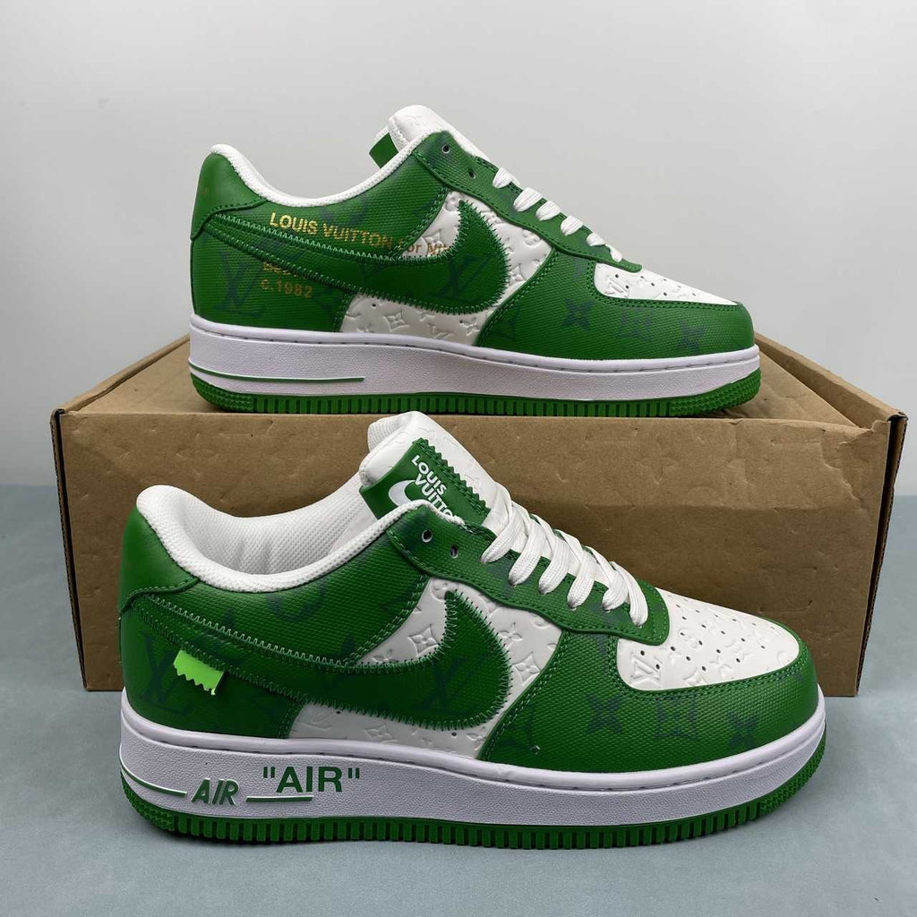 Air Force 1 Low – Design-Inspired “Virgil's: Off‑White" Pack - Grey / Yellow / White / Blue Custom Tribute Build AF1-002