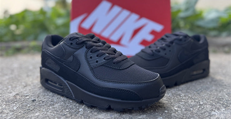 Air Max 90 Design-Inspired - "All Black" "Black" Custom Tribute - AM90-ALLBLK-002