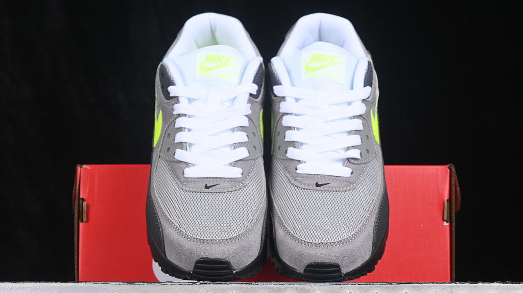 Air Max 90 Design-Inspired - "OG Volt" "Grey/Volt/Black" Custom Tribute - AM90-OGVOLT-009