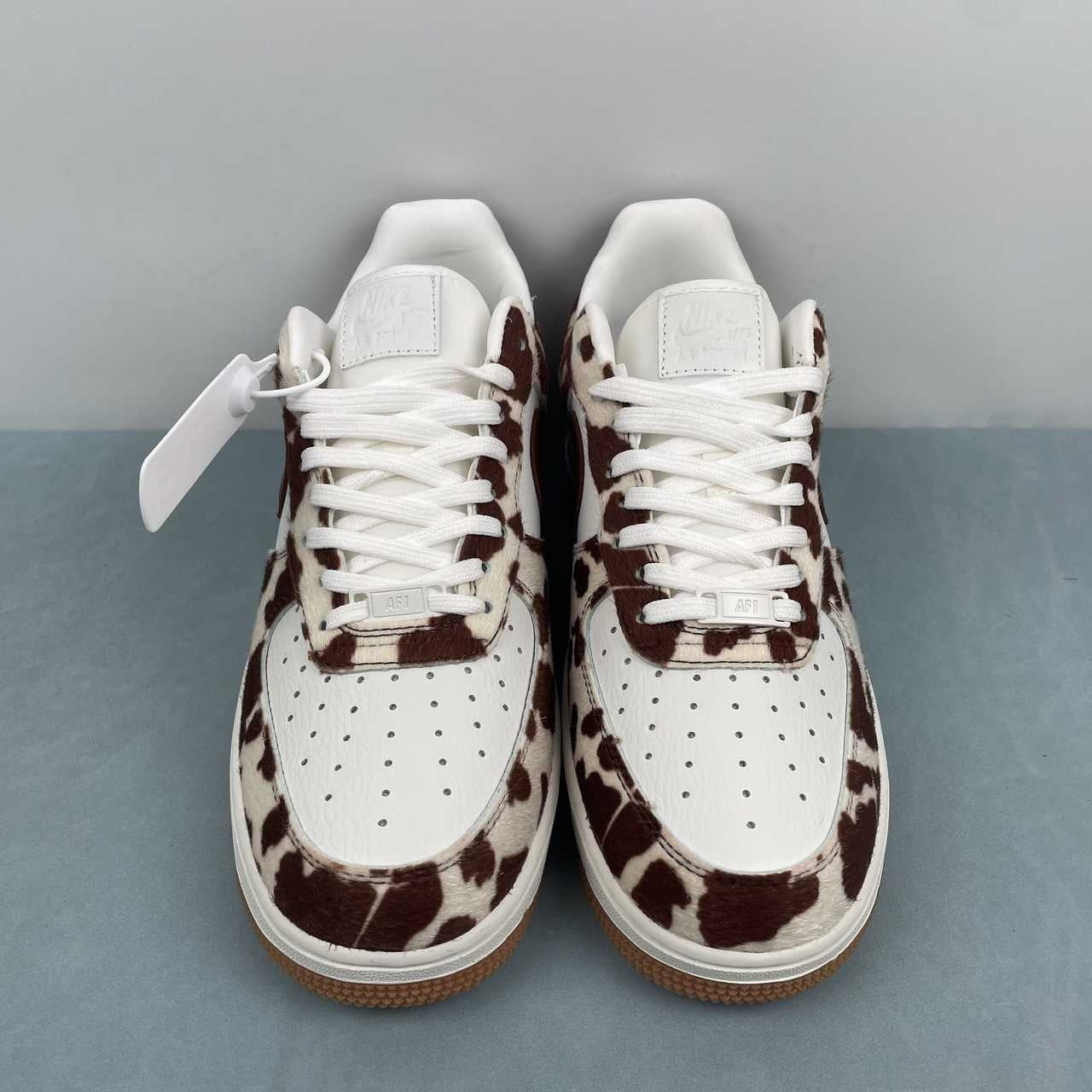 Air Force 1 – Design-Inspired "Cow Prints" Fantasy Build AF1-031 | Black/White & Brown/Cream
