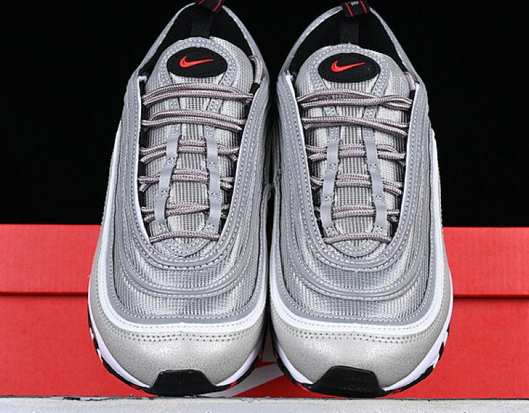 Air Max 97 – Design‑Inspired "Silver Bullet"  Custom Tributes AM97‑SLVRBLT