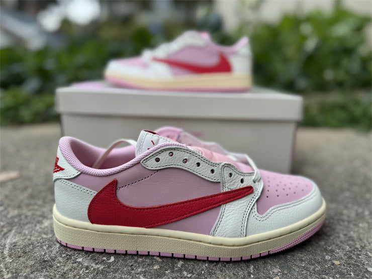 Jordan 1 Low – Design-Inspired "Tropical Pinks" Custom Tribute Build TS-JRDNS-042