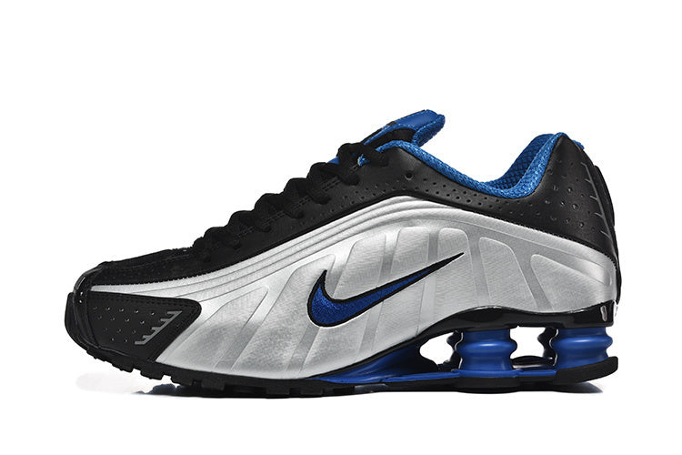 Nike Shox R4 – Design-Inspired "Black Silver Blue" Custom Tribute Build SX-BLKSLVBLU-002