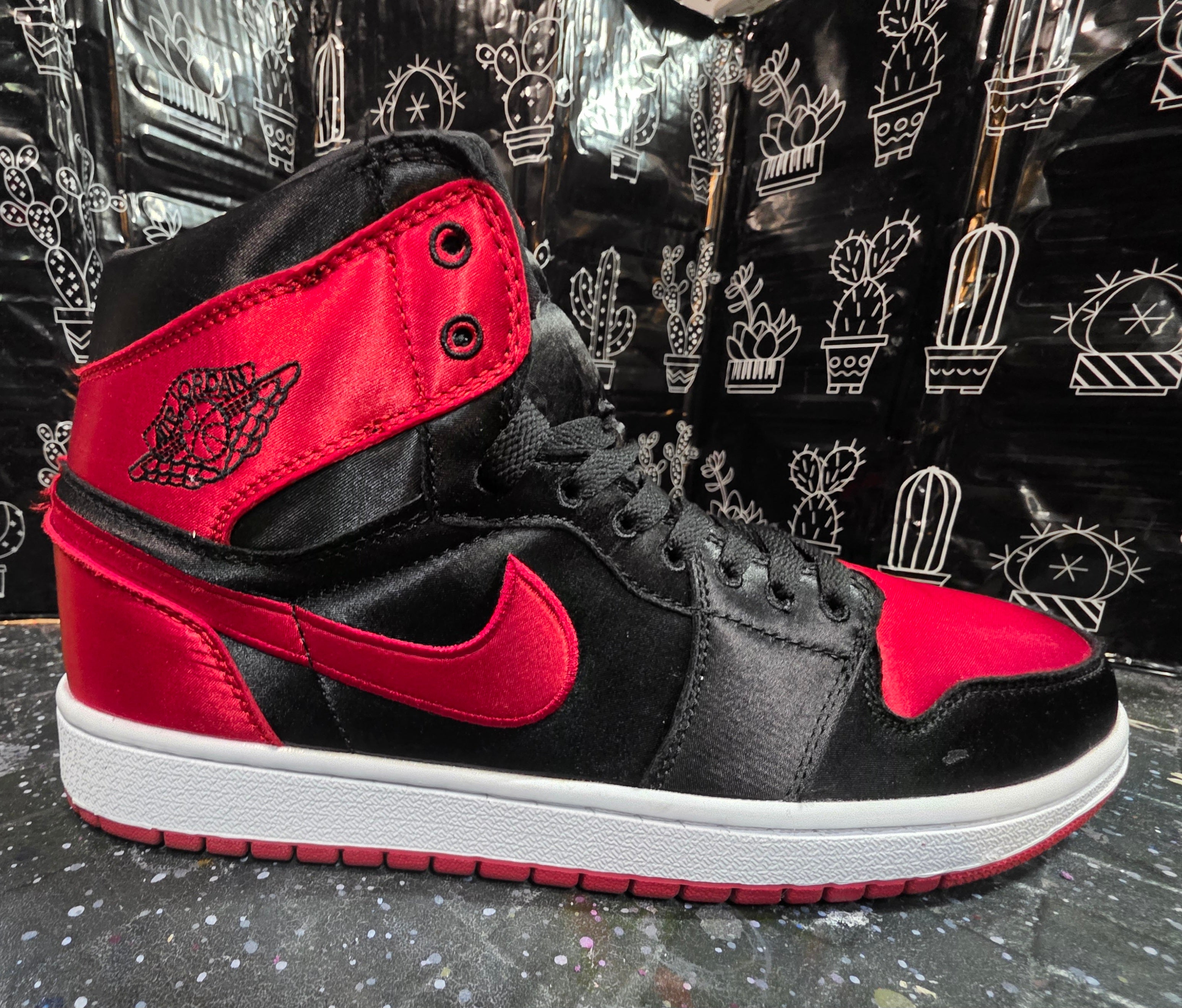 Jordan 1 High “Satins” — Design Inspired — US 11