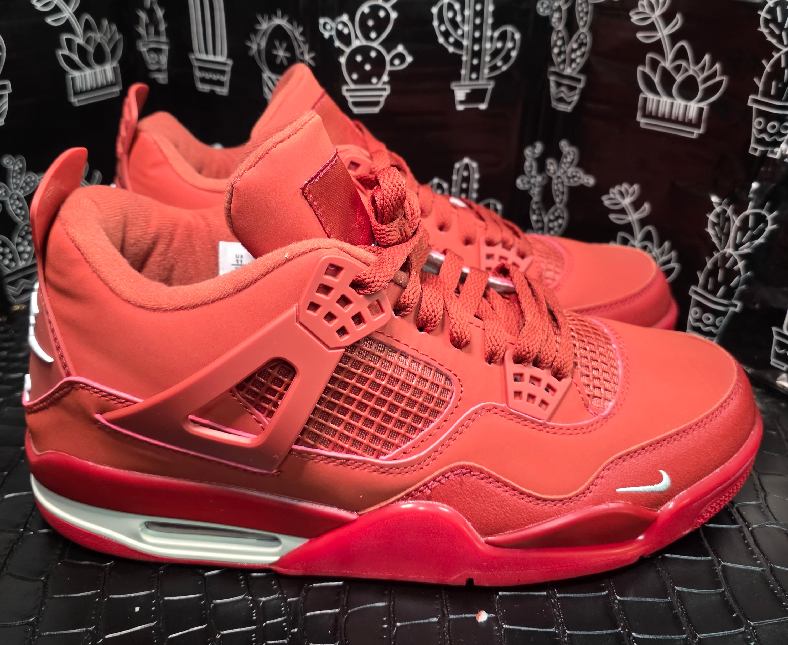 Jordan 4 “Bricks” — Design Inspired — US 11 — New