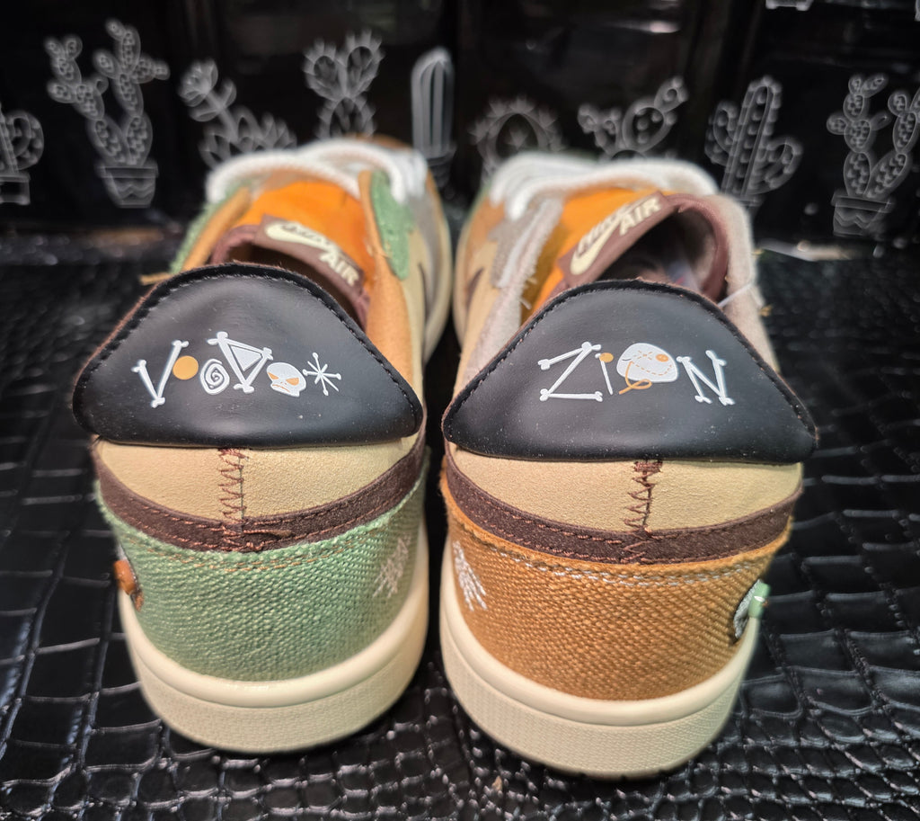 Jordan 1 Low “Zion Williamson Voodoo” Inspired – Everyday Lineup – US 11 – New