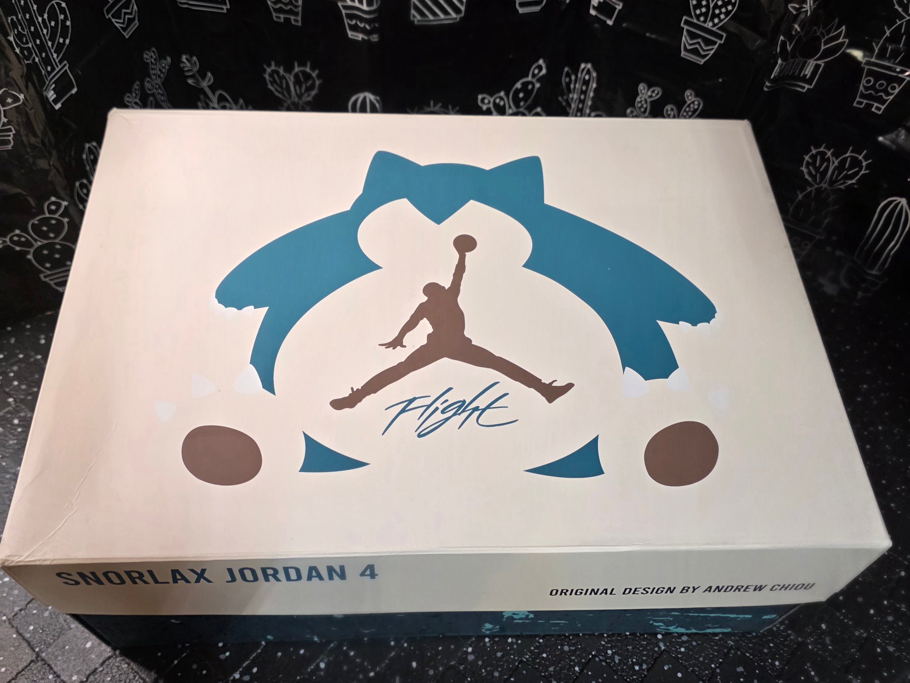 Jordan 4 “Pokémon – Snorlax Inspired” – Fantasy Lineup – US 11 – New – Character Box Included