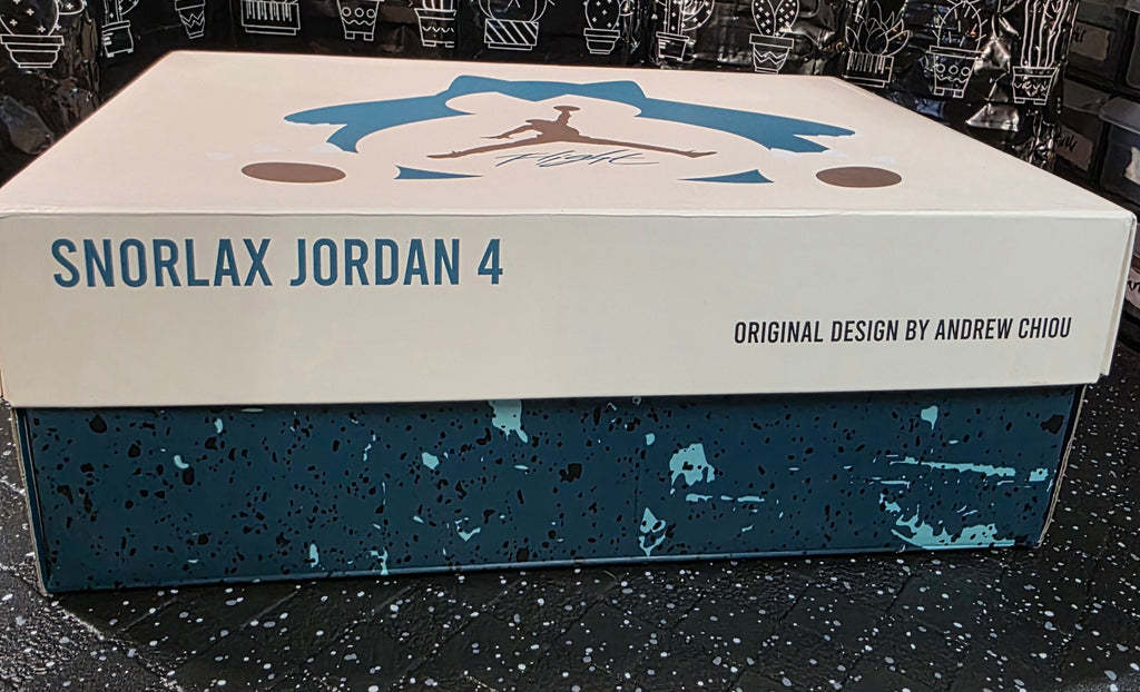Jordan 4 “Pokémon – Snorlax Inspired” – Fantasy Lineup – US 11 – New – Character Box Included