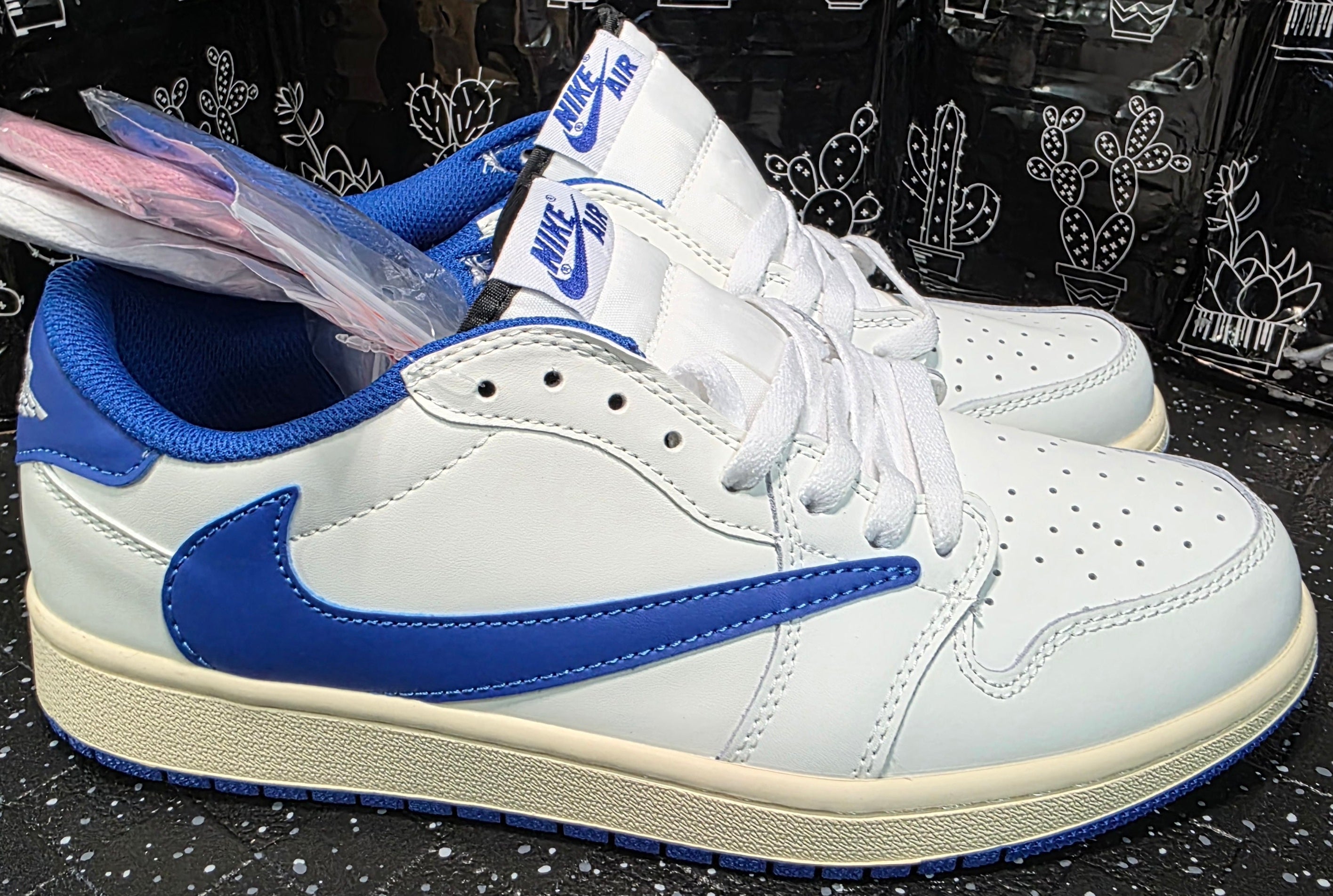 Jordan 1 Low Design Inspired “Travis Scott x New Fragments” — Quality Build — US 11