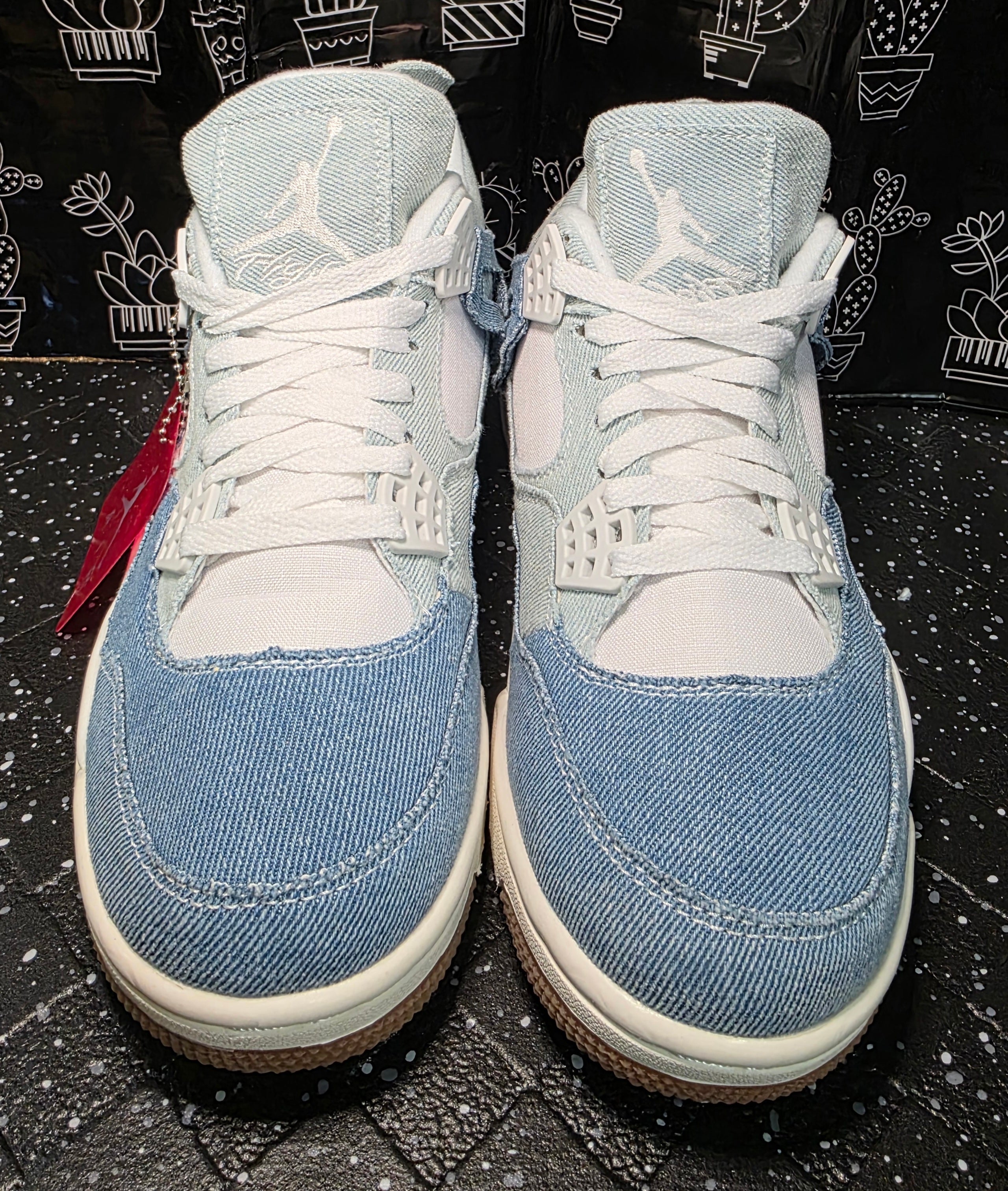 Jordan 4 “New Denims.” Inspired Design US 8 — New (Non original Box)