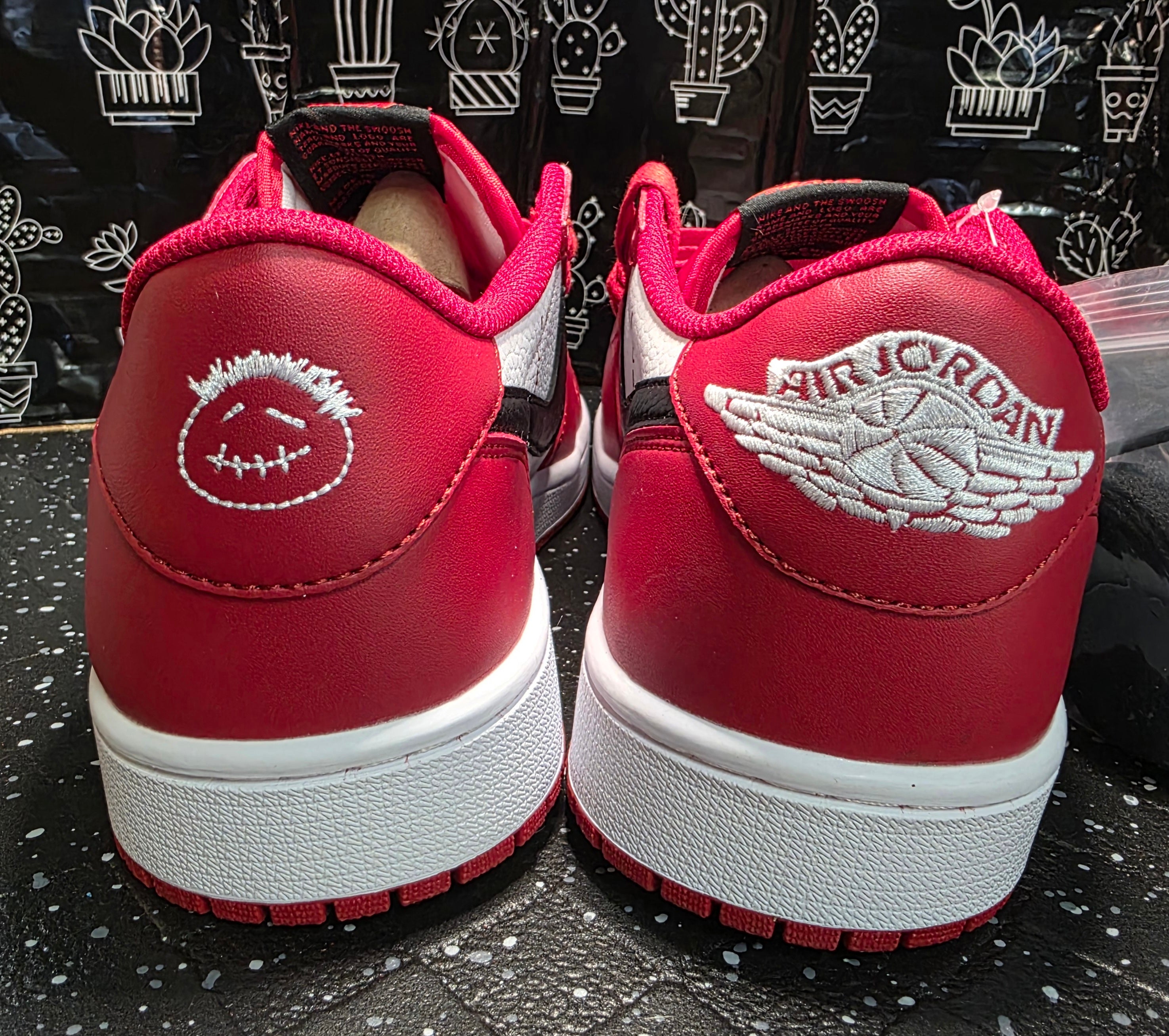 Jordan 1 Low “Travis Scott Inspired Design – Chicago.”  Fantasy Colorway —  US 11 &12 — New