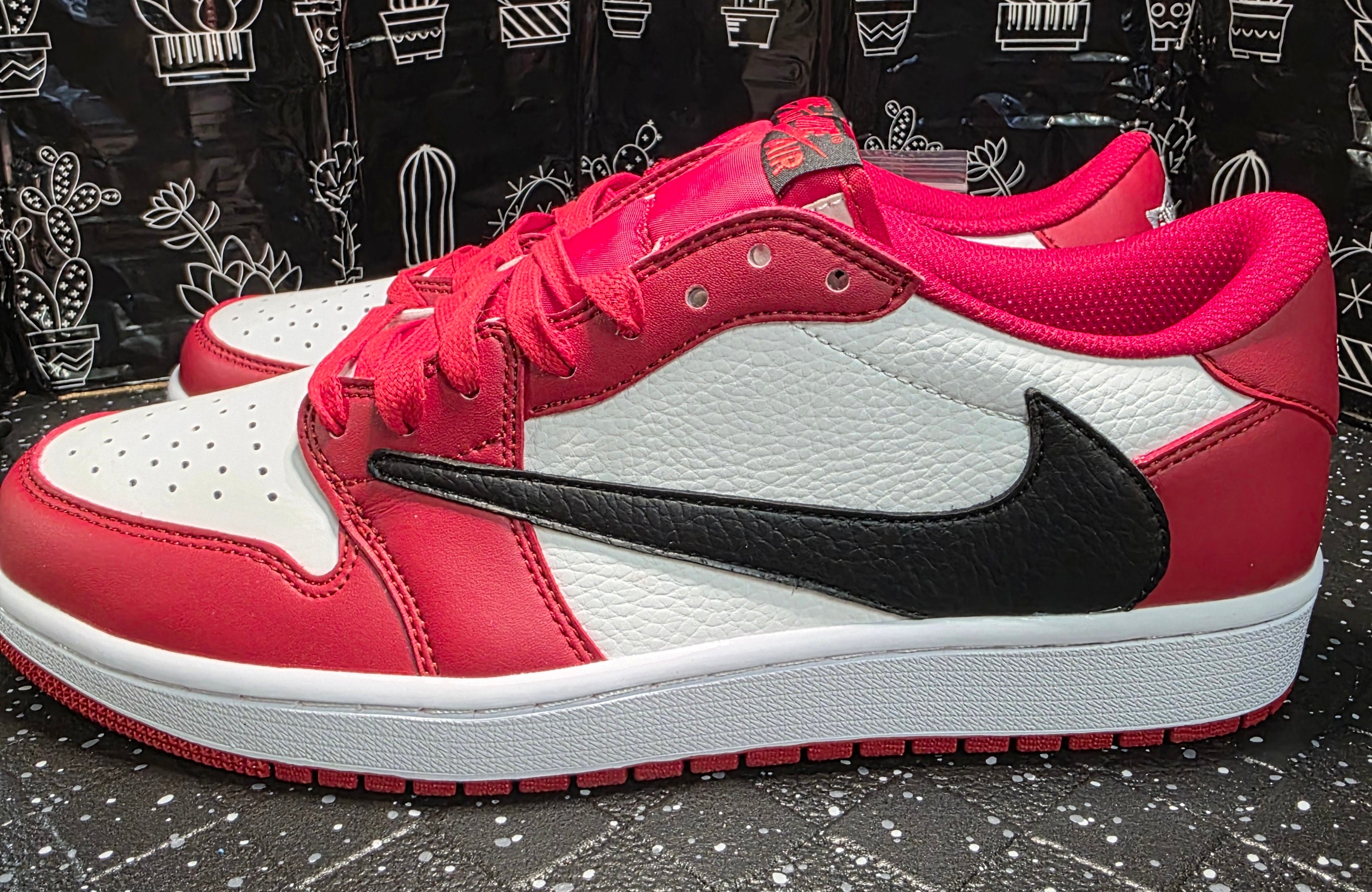 Jordan 1 Low “Travis Scott Inspired Design – Chicago.”  Fantasy Colorway —  US 11 &12 — New