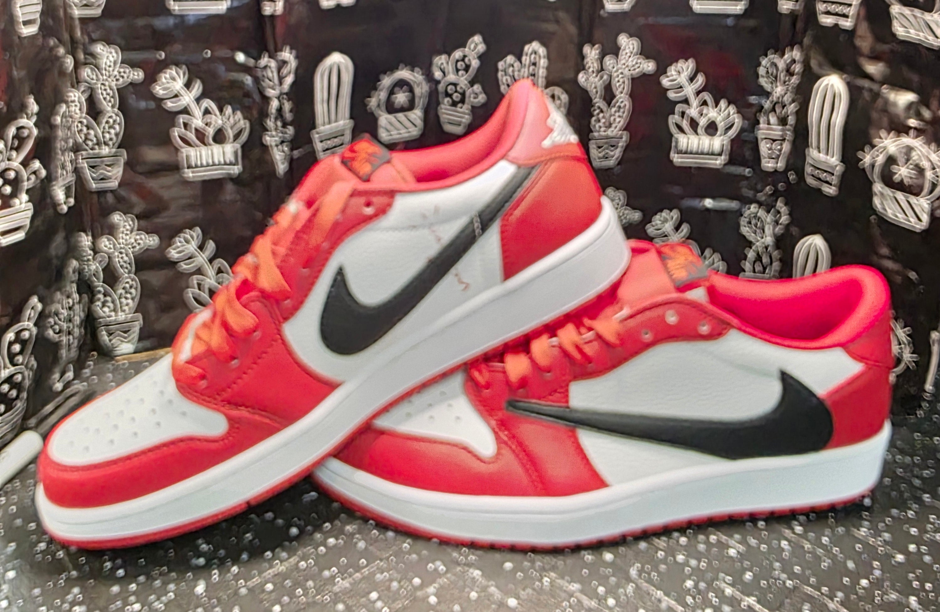 Jordan 1 Low “Travis Scott Inspired Design – Chicago.”  Fantasy Colorway —  US 11 &12 — New