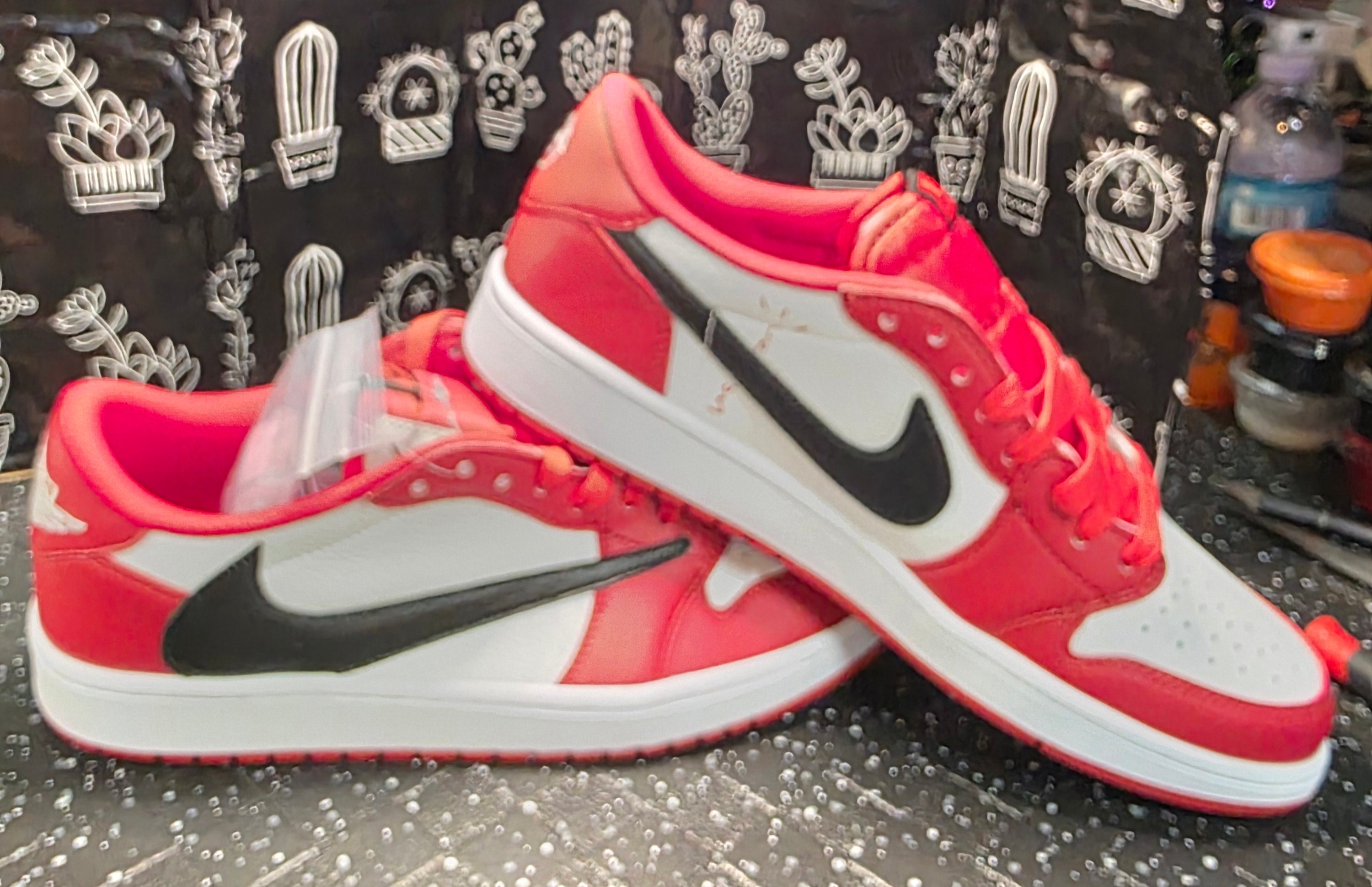 Jordan 1 Low “Travis Scott Inspired Design – Chicago.”  Fantasy Colorway —  US 11 &12 — New