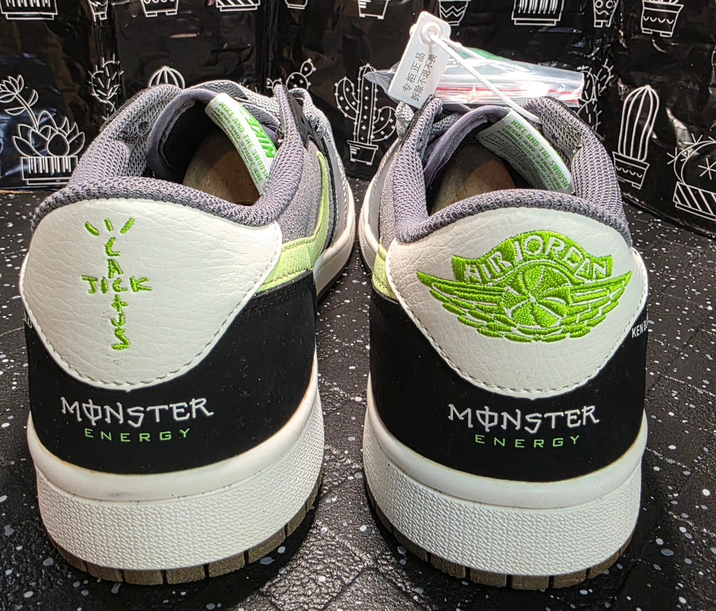 Jordan 1 Low “Travis Scott – Monster Energy × Ken Block × Hoonigan”  Fantasy Colorway — US 12 — New