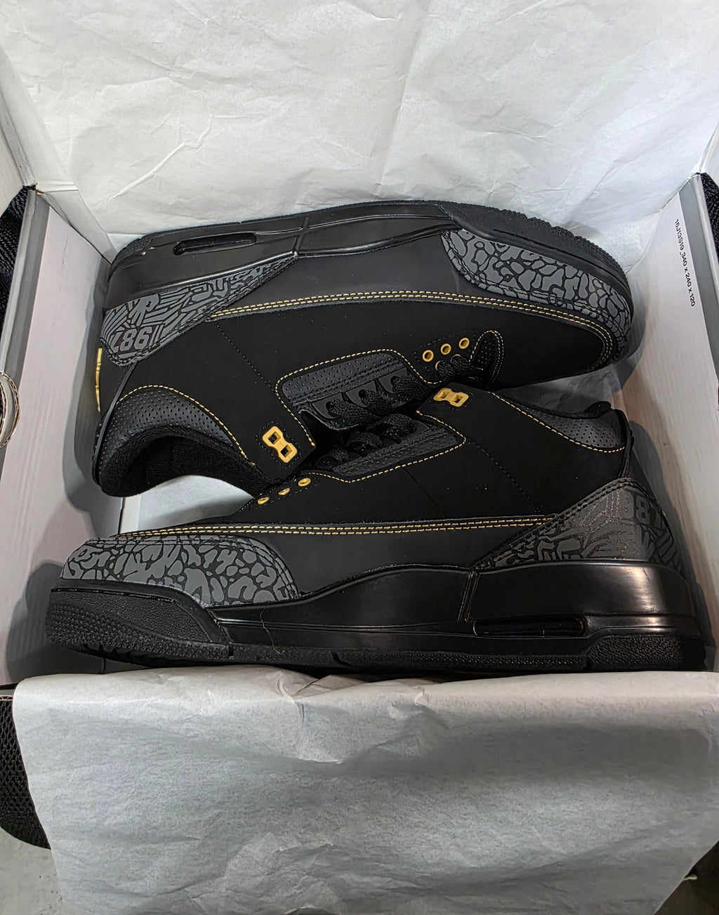 Jordan 3 “BHM” — Design Inspired — US 10