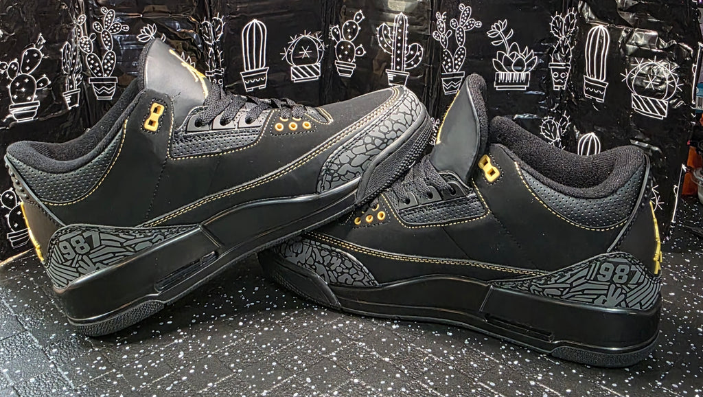 Jordan 3 “BHM” — Design Inspired — US 10