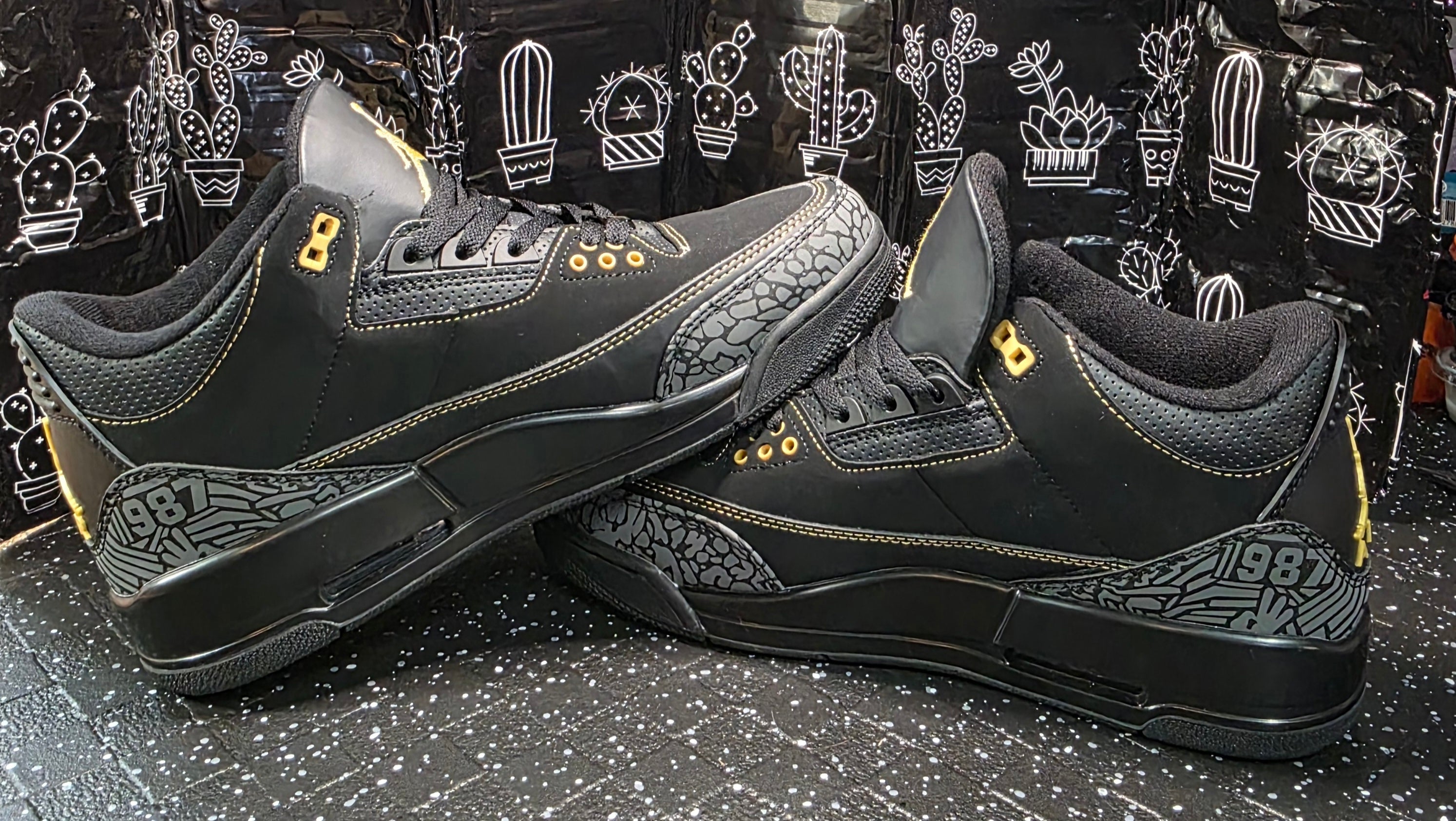 Jordan 3 “BHM” — Design Inspired — US 10