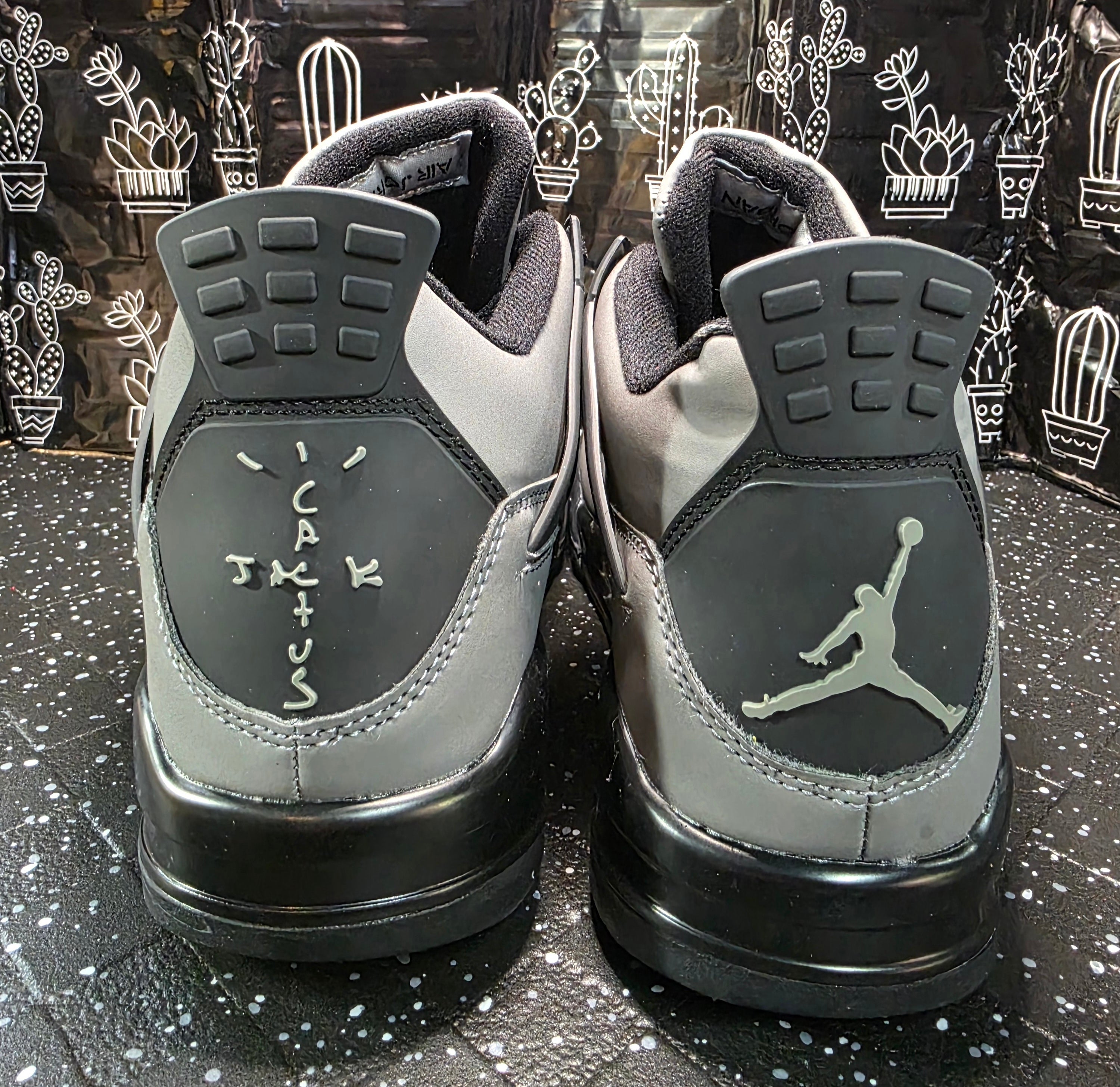 Jordan 4 “Travis Scott – Stone” — Design Inspired — US 11