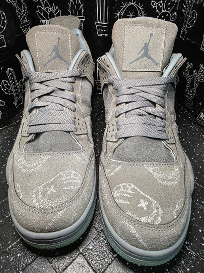 Jordan 4 “KAWS Gray” — Design Inspired — US 11