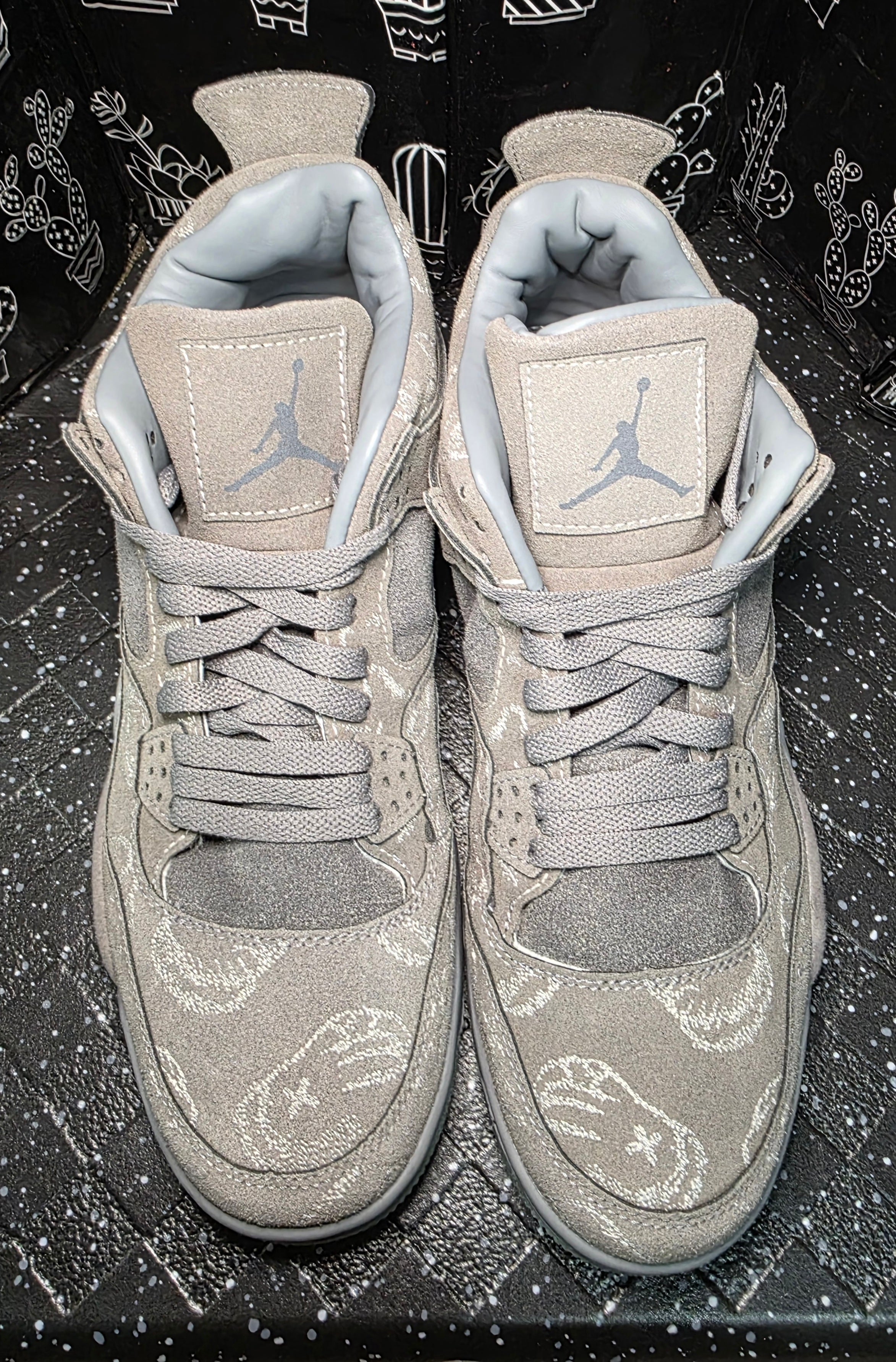 Jordan 4 “KAWS Gray” — Design Inspired — US 11