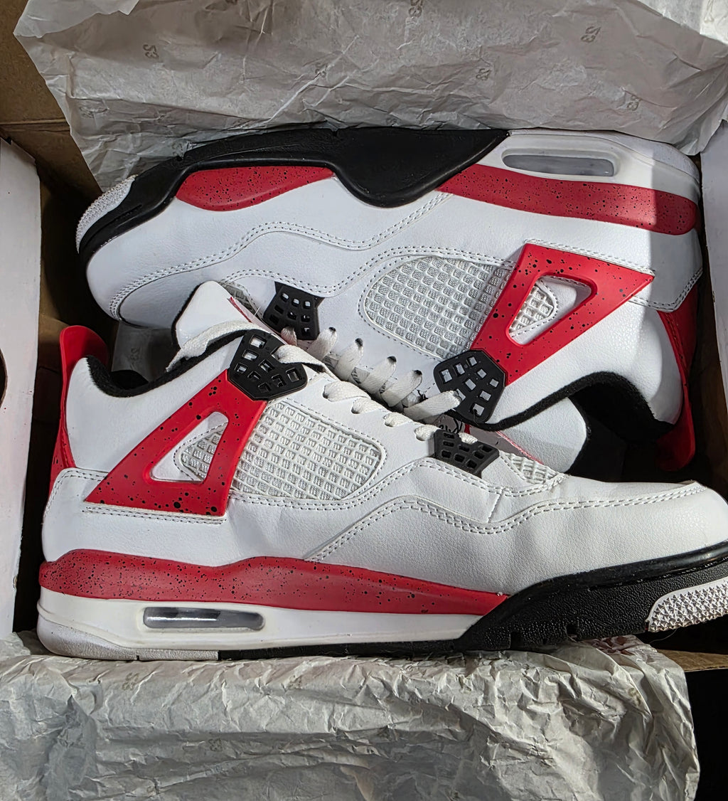ordan 4 “Red Cements” — Design Inspired — US 11