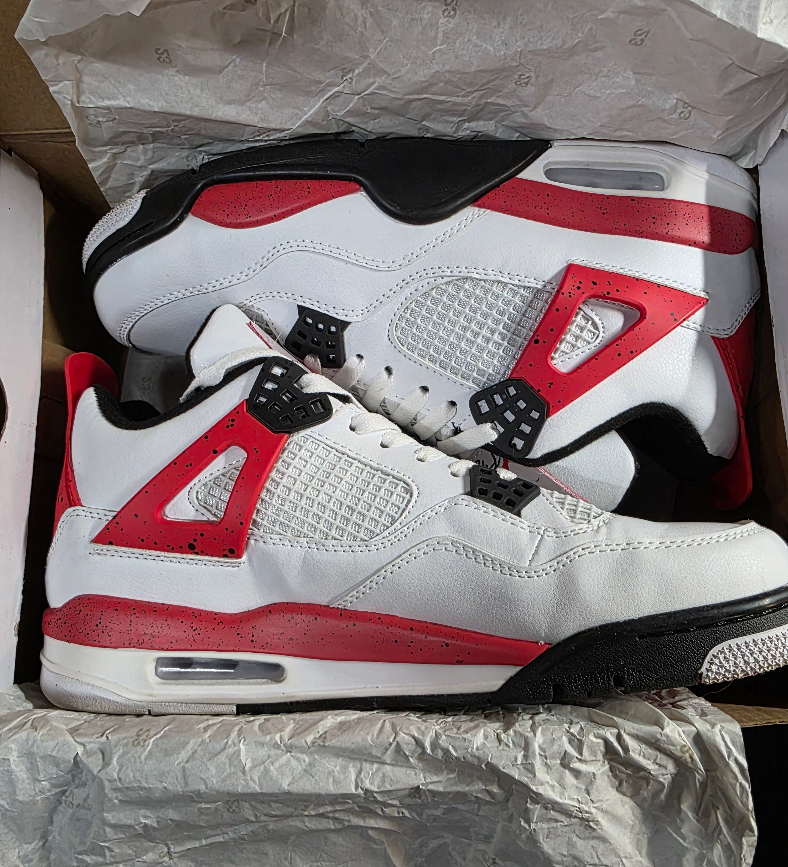 ordan 4 “Red Cements” — Design Inspired — US 11