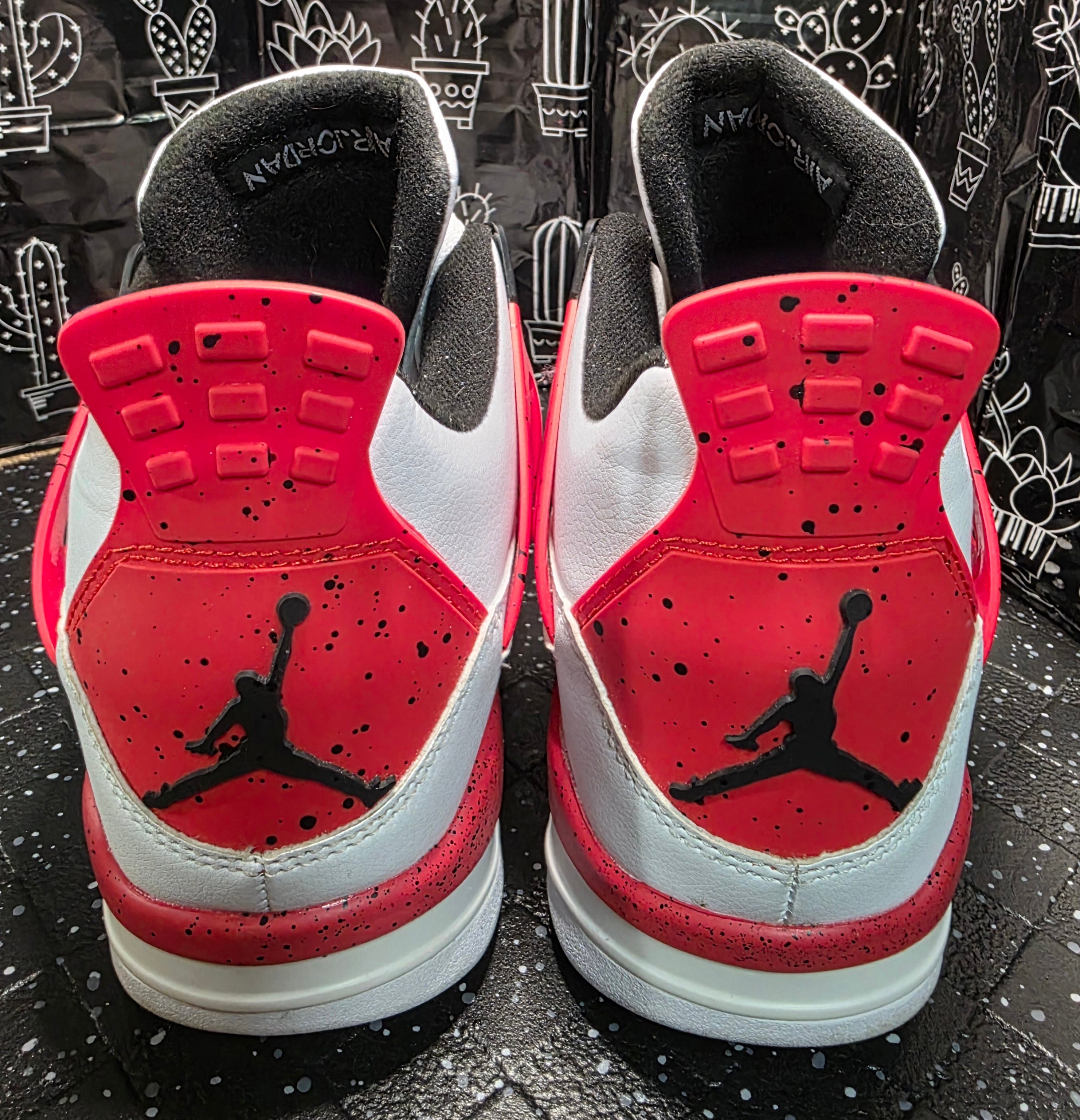 ordan 4 “Red Cements” — Design Inspired — US 11