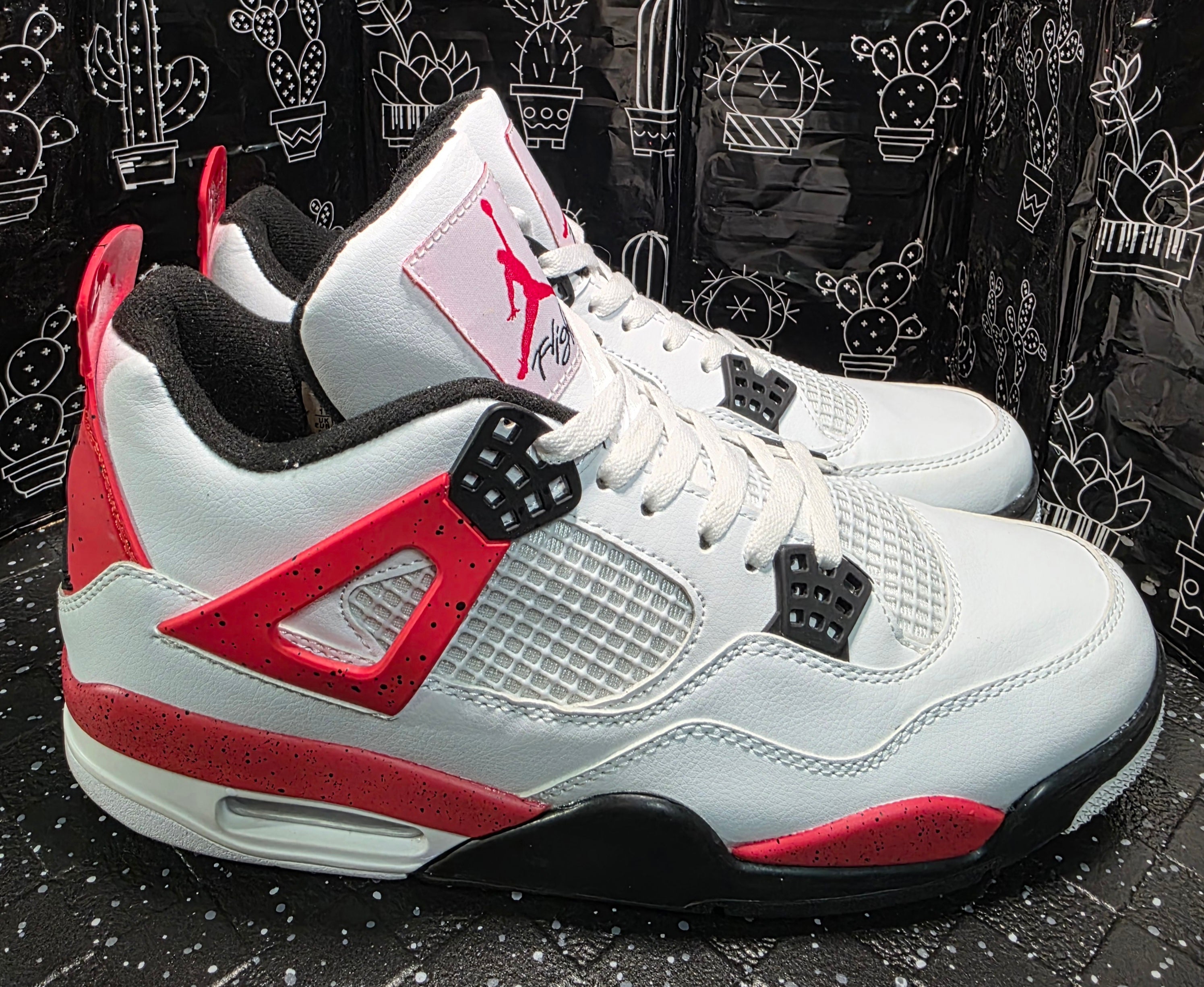 ordan 4 “Red Cements” — Design Inspired — US 11