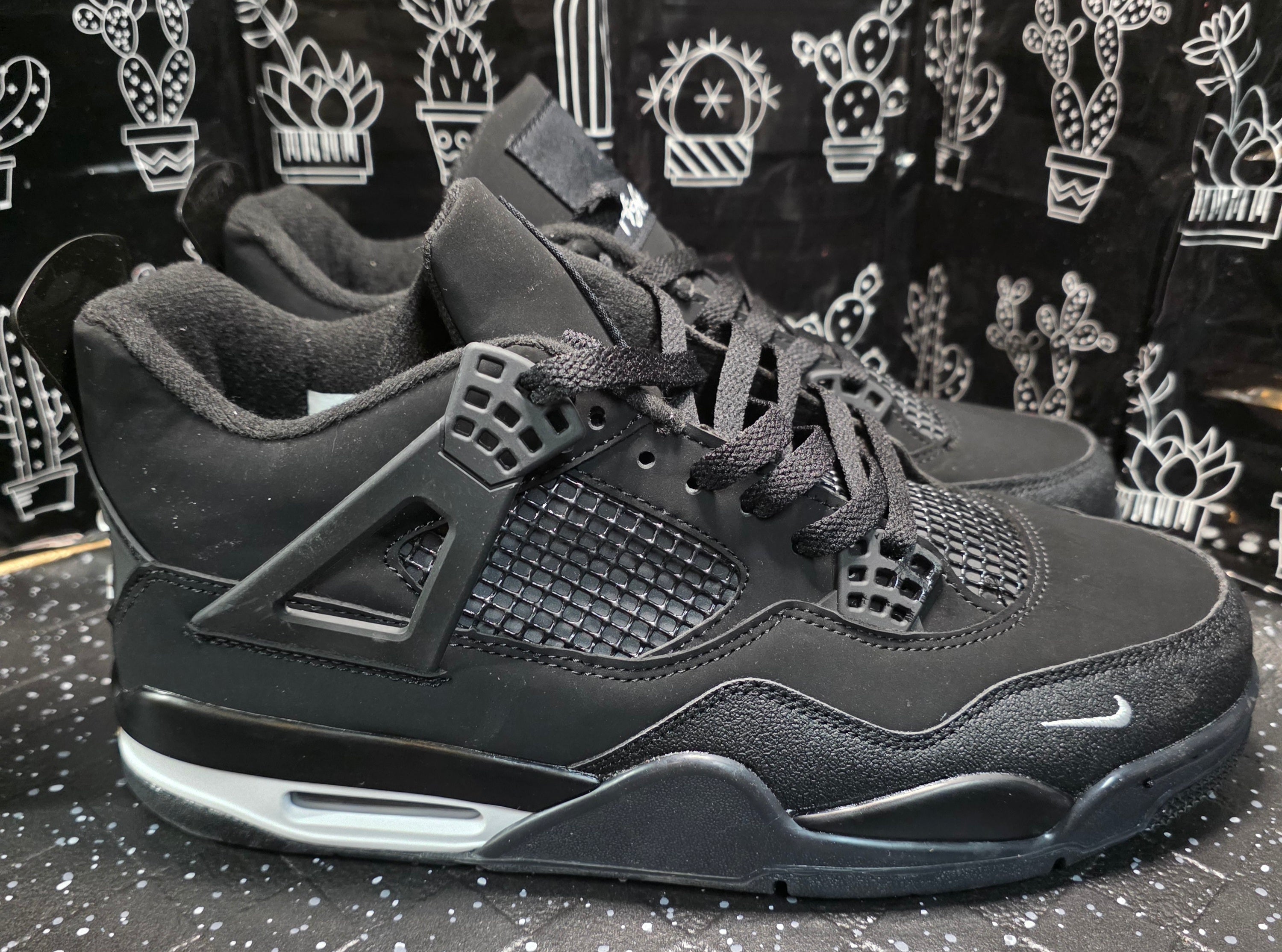 Jordan 4 “Black Bricks” — Design Inspired — US 11