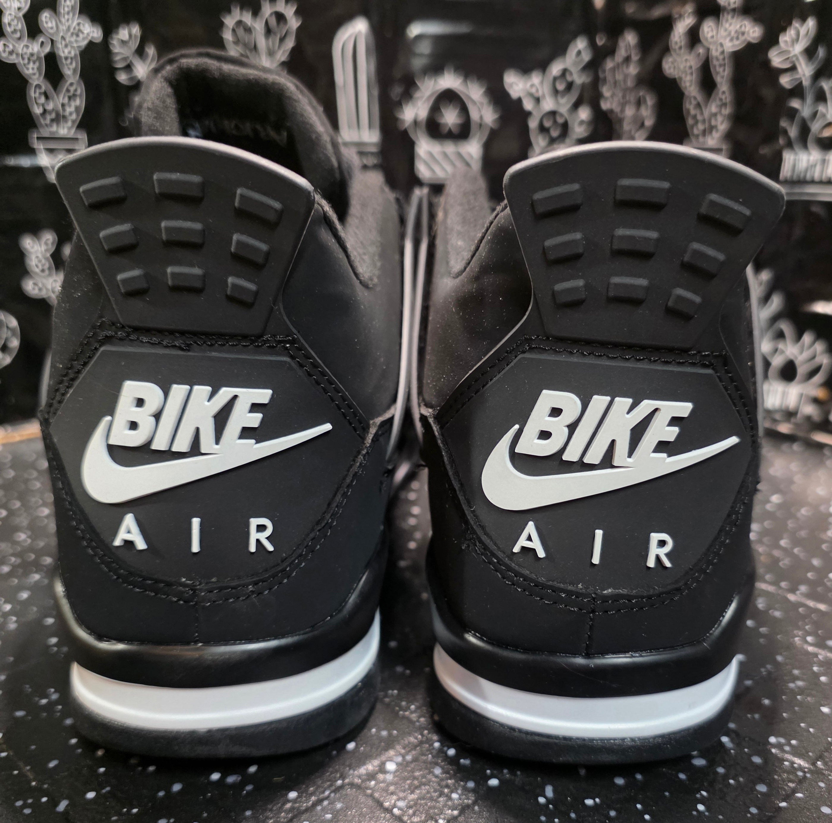 Jordan 4 “Black Bricks” — Design Inspired — US 11