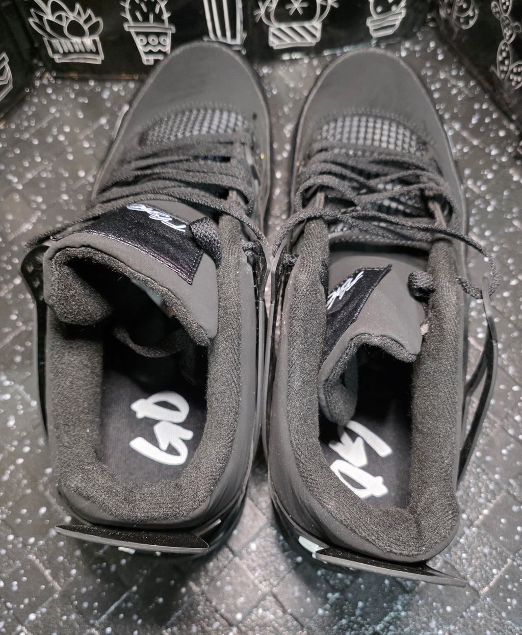 Jordan 4 “Black Bricks” — Design Inspired — US 11