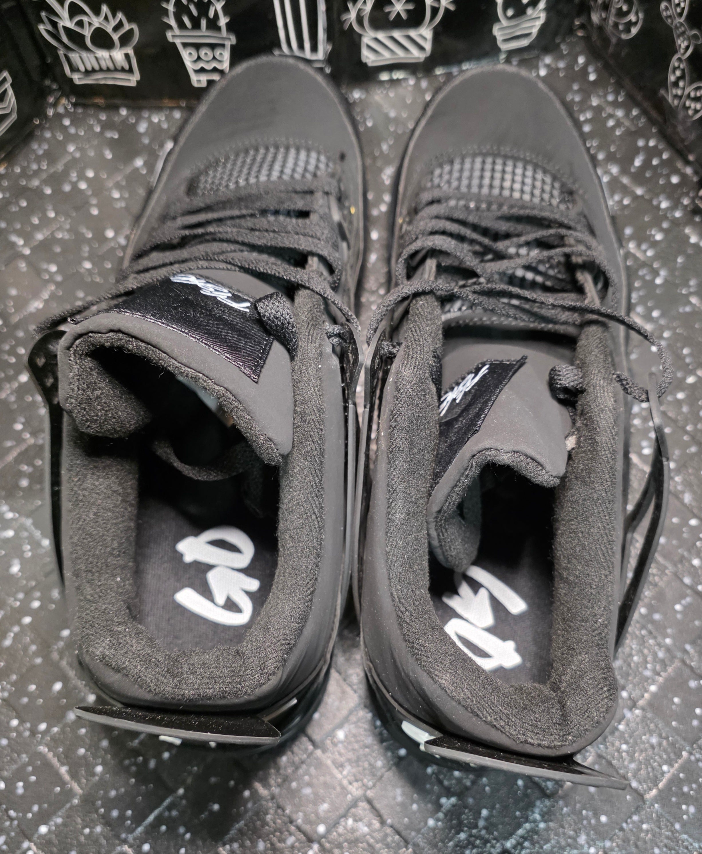 Jordan 4 “Black Bricks” — Design Inspired — US 11