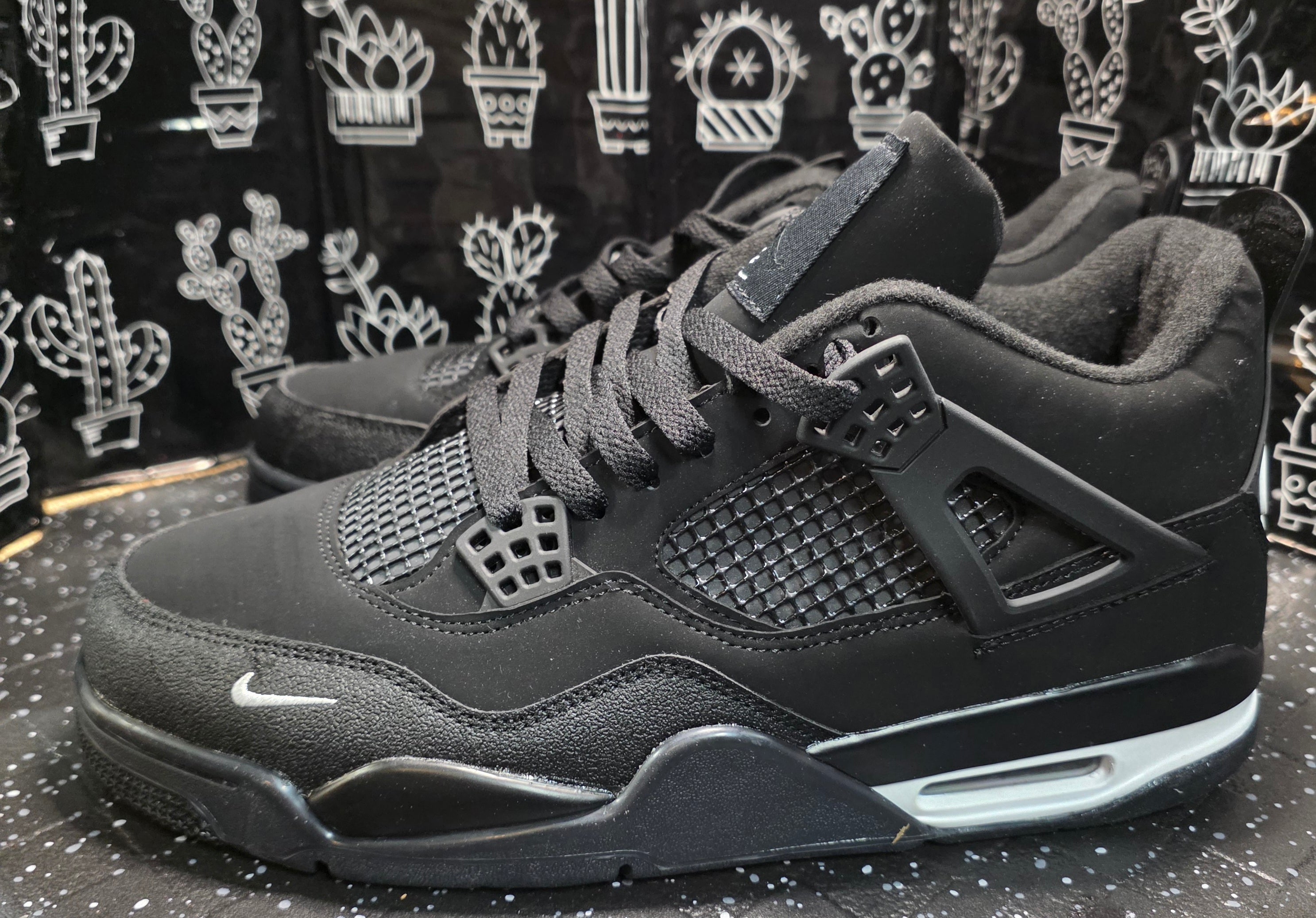Jordan 4 “Black Bricks” — Design Inspired — US 11