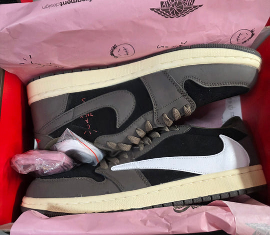 Jordan 1 Low “Travis Scott Mocha” — Design Inspired — US 11 New