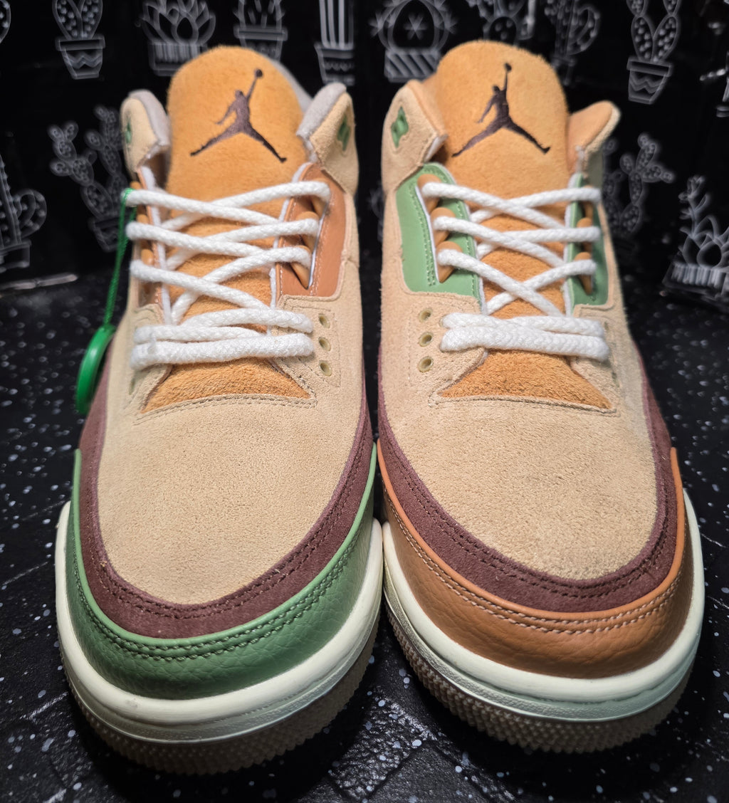 Jordan 3 “Zion Williamson Voodoo” Inspired – Fantasy Lineup (Premium Suede Edition) – US 11 – New