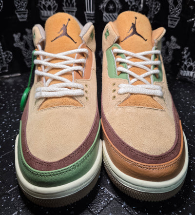 Jordan 3 “Zion Williamson Voodoo” Inspired – Fantasy Lineup (Premium Suede Edition) – US 11 – New