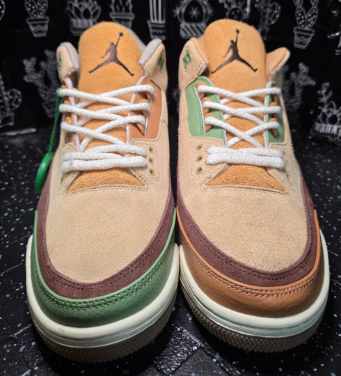 Jordan 3 “Zion Williamson Voodoo” Inspired – Fantasy Lineup (Premium Suede Edition) – US 11 – New