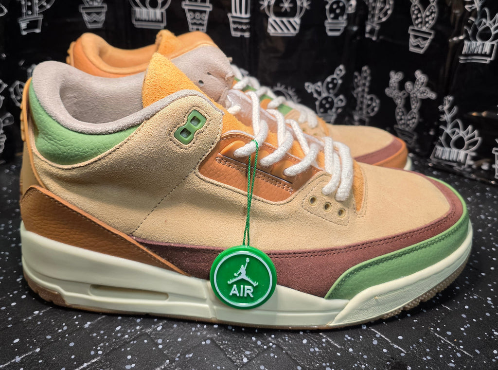 Jordan 3 “Zion Williamson Voodoo” Inspired – Fantasy Lineup (Premium Suede Edition) – US 11 – New