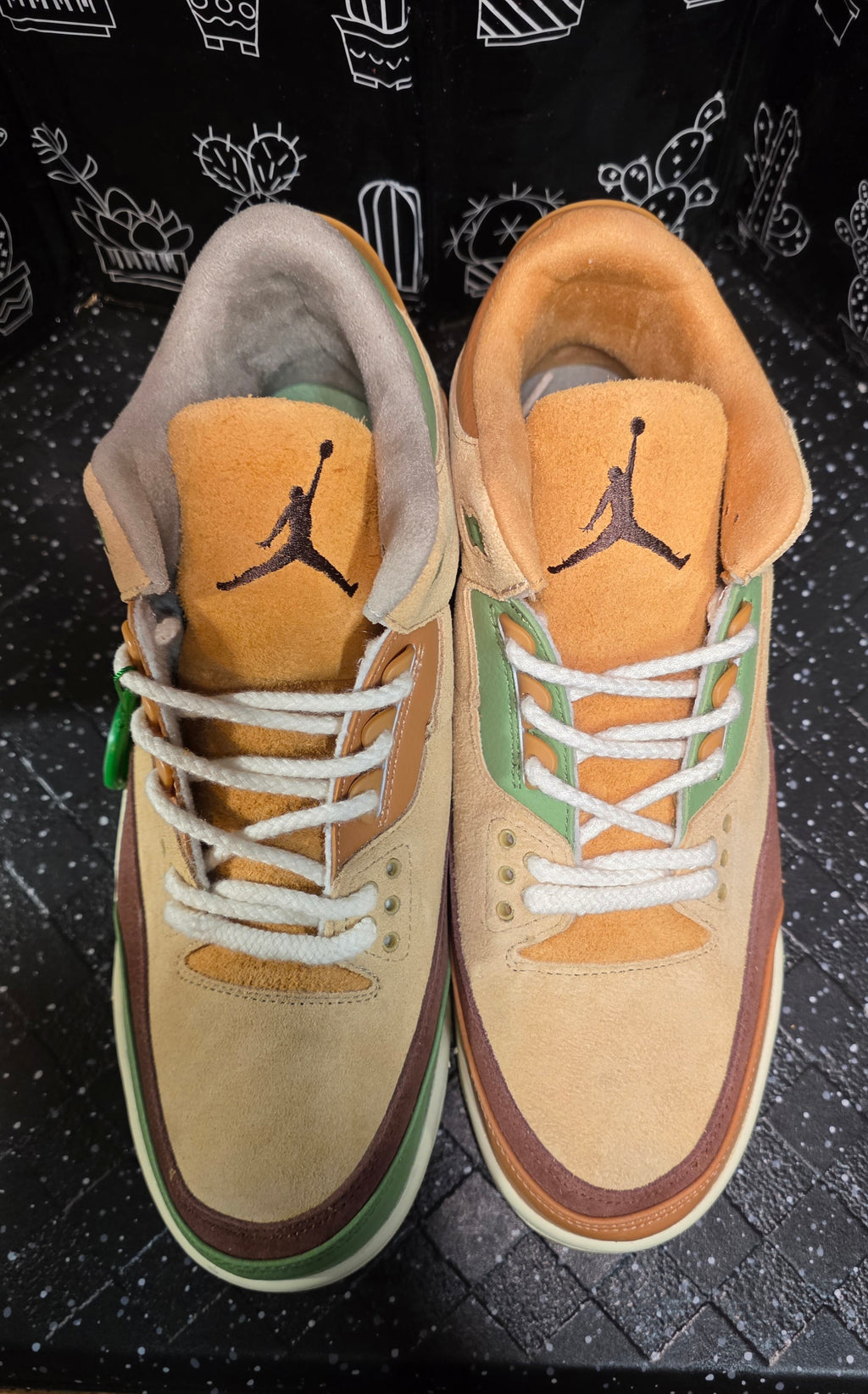 Jordan 3 “Zion Williamson Voodoo” Inspired – Fantasy Lineup (Premium Suede Edition) – US 11 – New