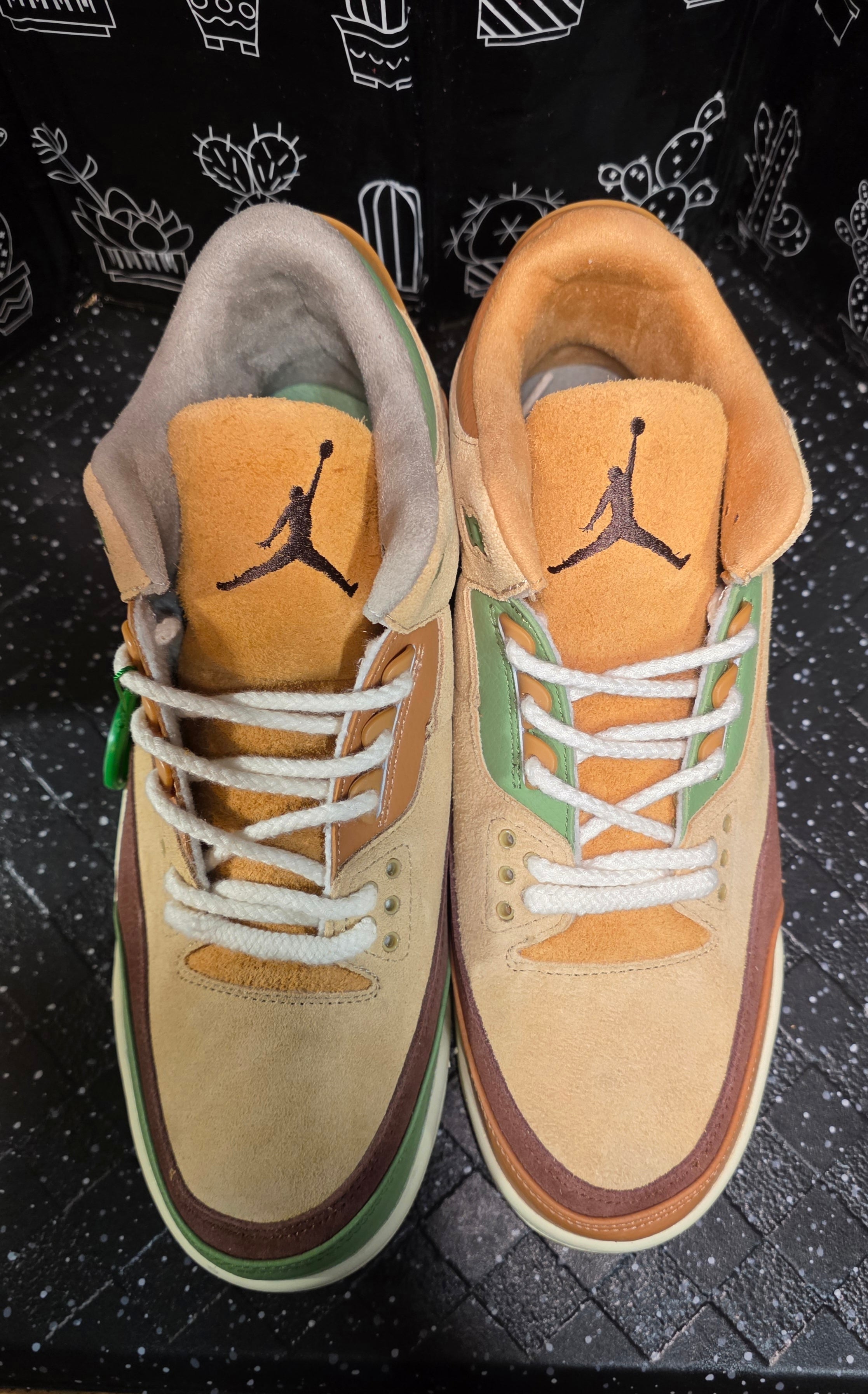 Jordan 3 “Zion Williamson Voodoo” Inspired – Fantasy Lineup (Premium Suede Edition) – US 11 – New