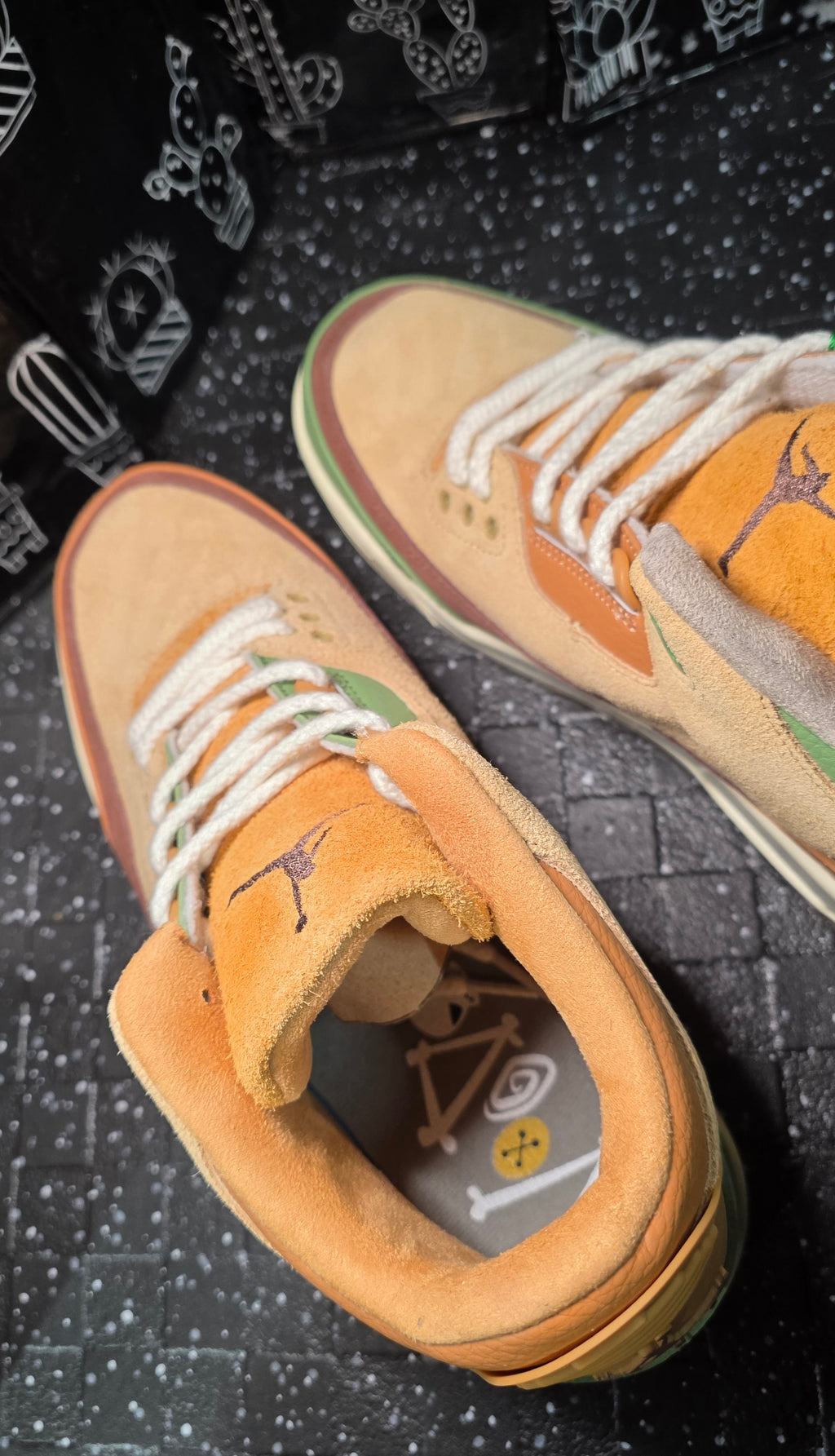 Jordan 3 “Zion Williamson Voodoo” Inspired – Fantasy Lineup (Premium Suede Edition) – US 11 – New