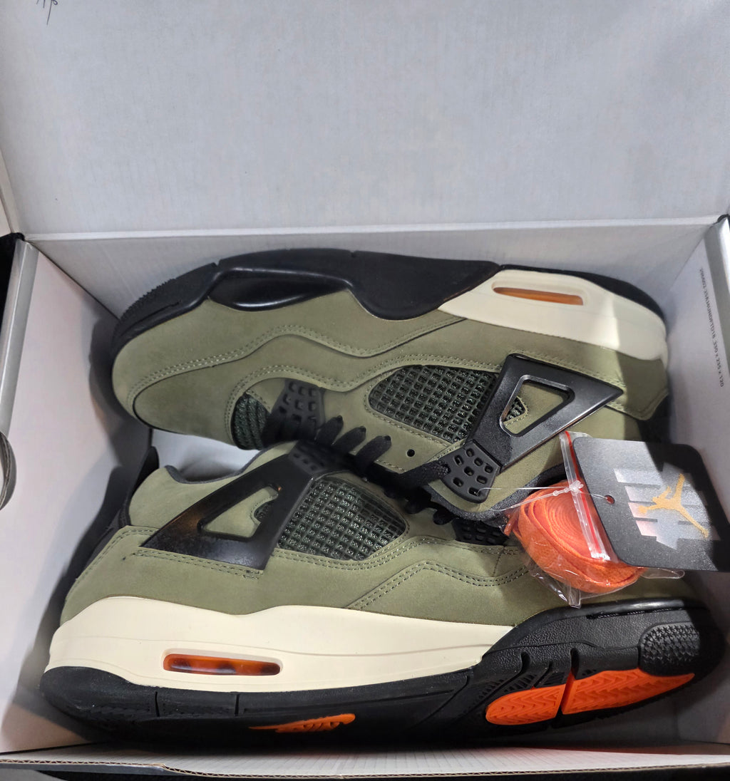 Jordan 4 “Undefeated 2025” — Design Inspired — US 11 — New w/ Un-Def. Shoe Box