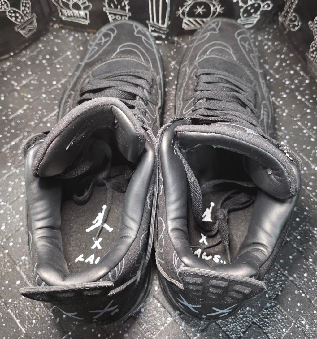 Jordan 4 “KAWS Black” — Design Inspired — US 11 — New