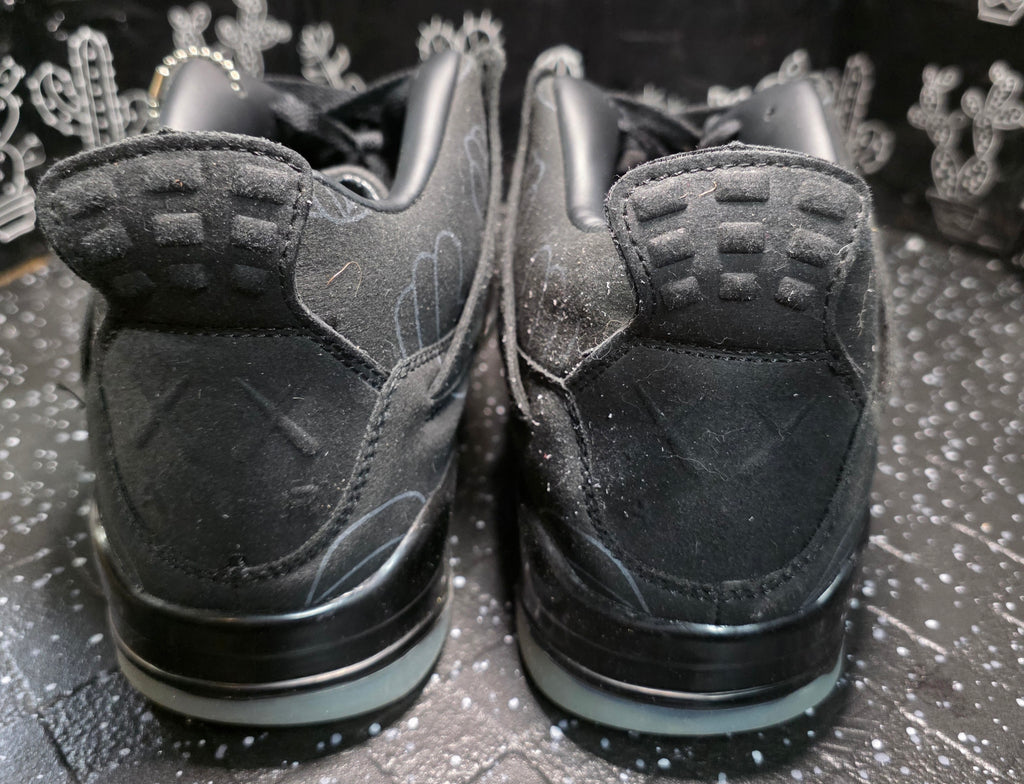 Jordan 4 “KAWS Black” — Design Inspired — US 11 — New