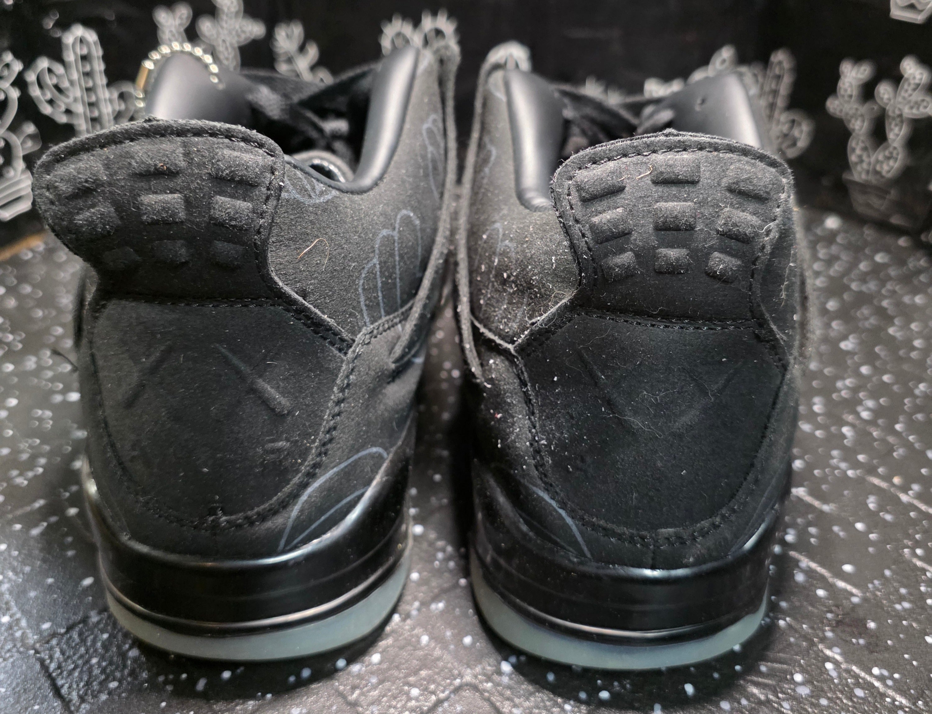 Jordan 4 “KAWS Black” — Design Inspired — US 11 — New